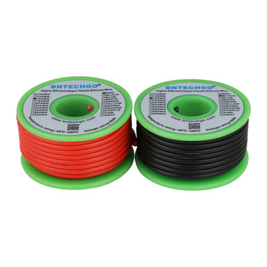 Green 25 Foot 28 AWG stranded hook-up wire