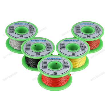 thumbnail interactive-video image 1 of Remington Industries 28 AWG Stranded Hook-Up Wire Kit – 25 Ft Each, 6 Colors, 600V, MIL Spec 1 of 3