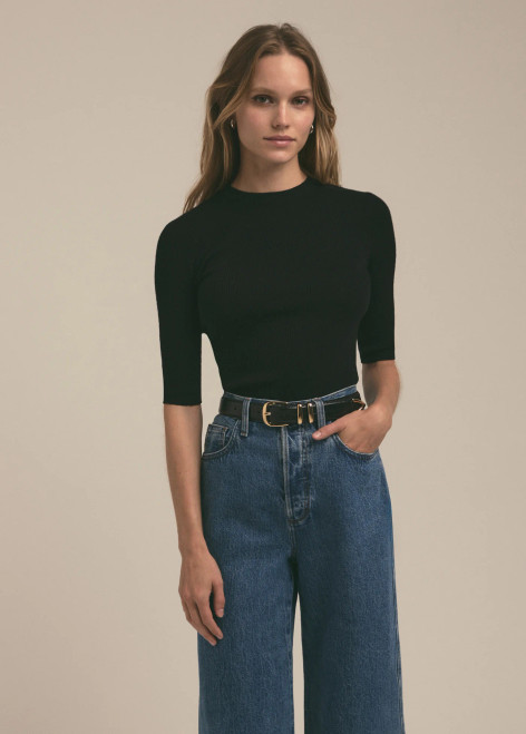 The Amelia Crewneck Top