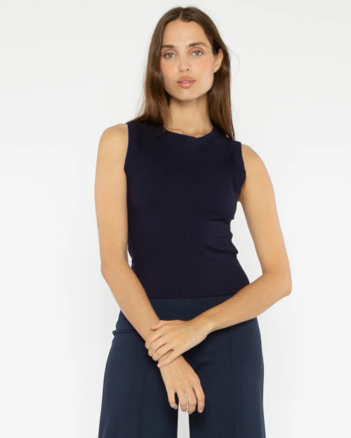 Fitted Rib Tank Top