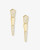 Pavè Xl Serpent Drop Earrings