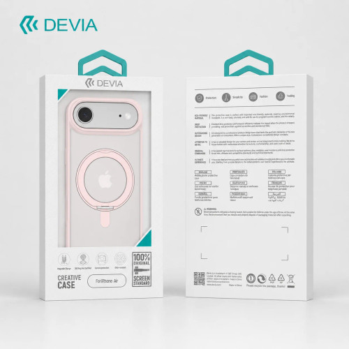 DEVIA iPhone 17 Lumiere Series magnetic shockproof case packaging