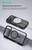 black magnetic shockproof protective case for iPhone 17