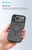fingerprint resistant black magnetic smartphone protective case