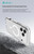 transparent TPU and PC protective case with built-in magnets