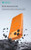 Translucent Orange magnetic shockproof protective case for iPhone 17 Pro