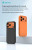 Shockproof silicone case with built-in magnets