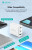 Multi-port charger powering laptop and smartphone simultaneously with fast charging