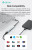 Slim aluminum USB-C hub with sandblasted finish