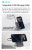 10000mAh magnetic power bank with built-in cable and bracket stand