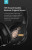 Bluetooth over-ear wireless headset black with comfortable design