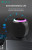 close-up of speaker grill and control buttons