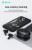 Bluetooth TWS wireless earbuds with compact charging case