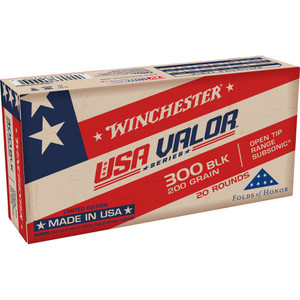 Win Usa Valor 300 Blk 200gr 20/200