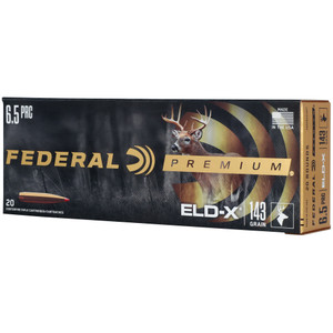 Fed Prem 6.5prc 143gr Eld-x 20/200