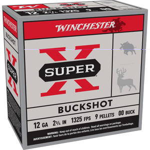 Win Super-x 12ga 2.75" 00buck 25/250