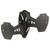 Skull Hooker Dual Shoulder Mount Blk