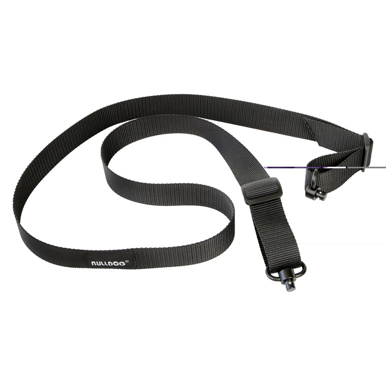 Bulldog Sp Sling W/qd Swivels Blk
