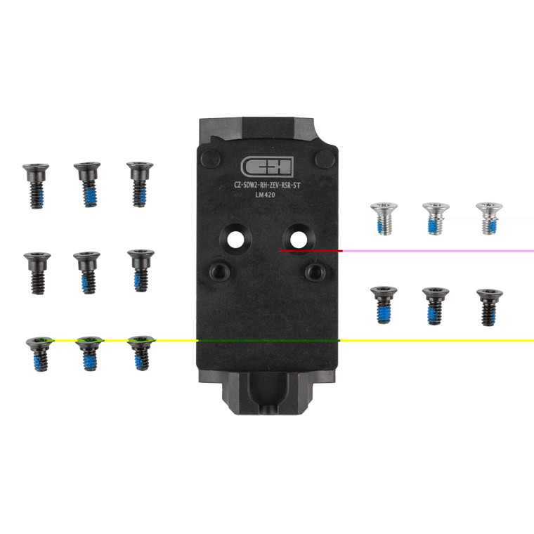 C&h Cz Shdw 2 Or To Rmr W/ Zev Posts