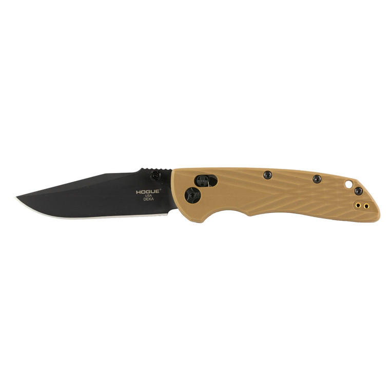 Hogue Deka 3.25" Clip Blk Poly Fde