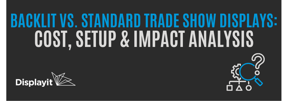 Backlit vs. Standard Trade Show Displays: Cost, Setup & Impact Analysis