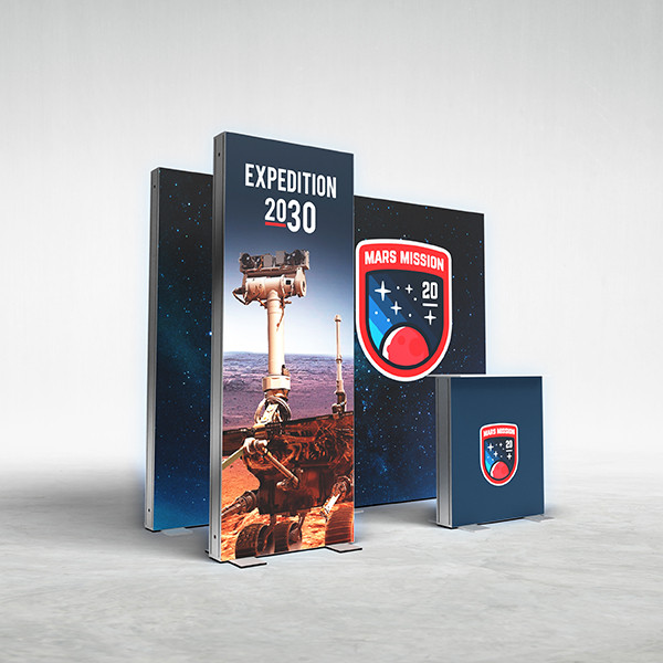 10' Prism Backlit Display Kit P10A | Displayit