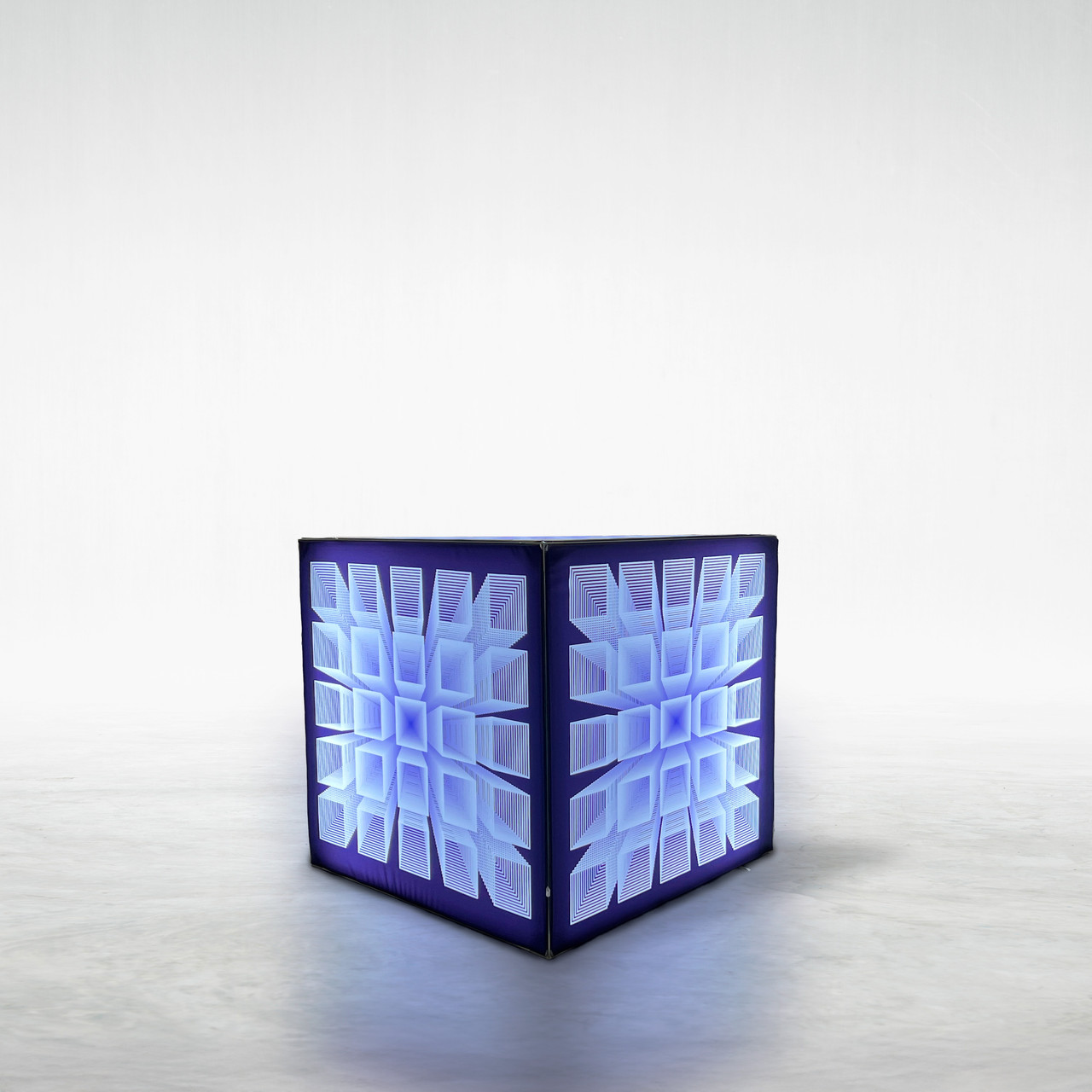 2ft Backlit Cube - SEG Fabric LED Display | Displayit