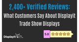 2,400+ Verified Reviews: What Customers Say About Displayit Trade Show Displays