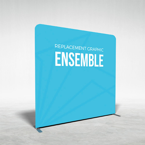 95" x 91" Ensemble Display - Replacement Trade Show Tension Fabric Graphic