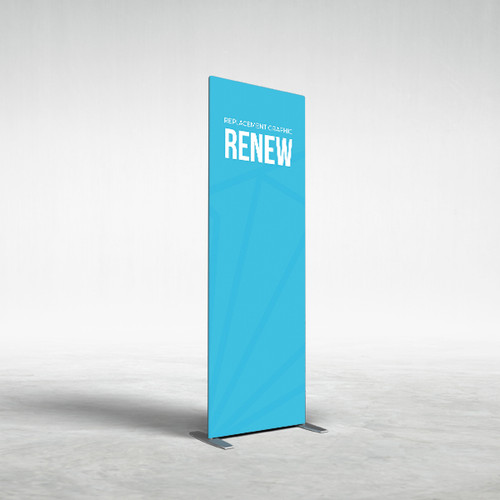 30" x 90" Renew LT Fabric Banner Stand - Replacement Graphic