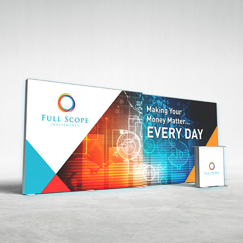 20ft Prism Backlit Trade Show Display Kit P20B - Main