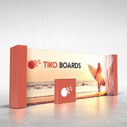 20ft Graffiti Backlit Trade Show Display Kit GB20H - Main