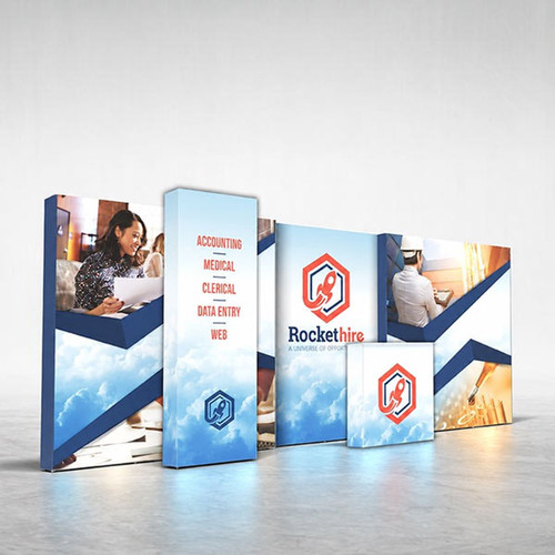 20ft Graffiti Backlit Trade Show Display Kit GB20F - Main