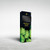 30" Graffiti Banner Stand with Monitor Mount - Double Sided - Main