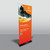 Reveal Pro Banner Stand with Replacement Graphic Cartridge Installed