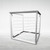 2ft backlit cube shown without graphics, angled- 3ft. shown