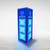 Illuminated 2 x 2 x 6 trade show tower display, second angle