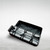 Closed hard-sided transport case for Aurora 10ft backlit display with pieces secured inside