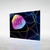 10ft Aurora backlit SEG display with custom printed graphic, angled front view