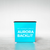 Aurora backlit counter replacement graphic on frame - straight on