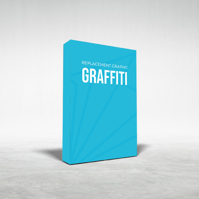 5' Graffiti Backlit Display - Replacement Graphic - End Cap