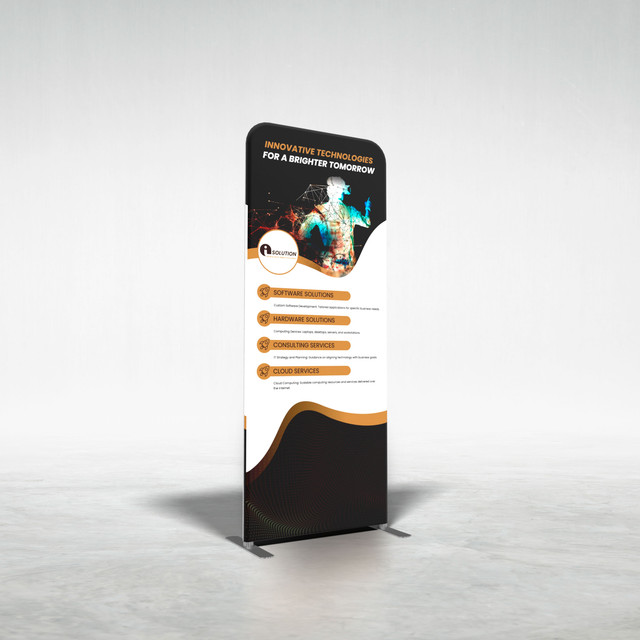 36" Ensemble Backlit Banner Stand - Main