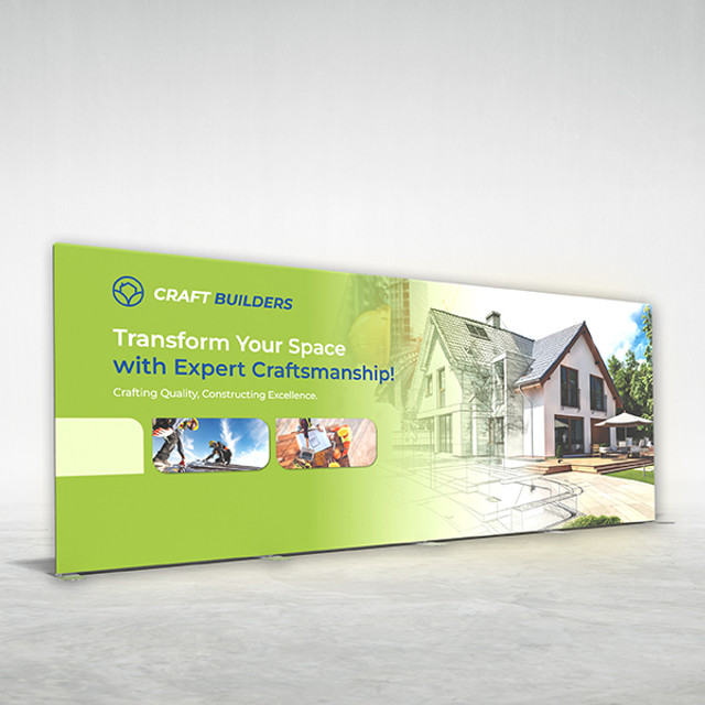 20ft Ensemble Backlit Trade Show Display - Main