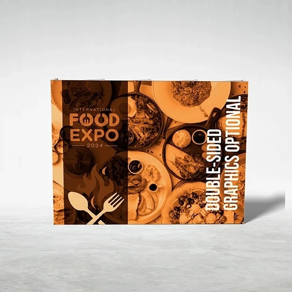10ft Graffiti pop up trade show display with SEG silicone edge graphics
