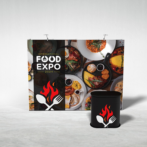 10ft Graffiti SEG pop up trade show display for stage 2 exhibitor growth