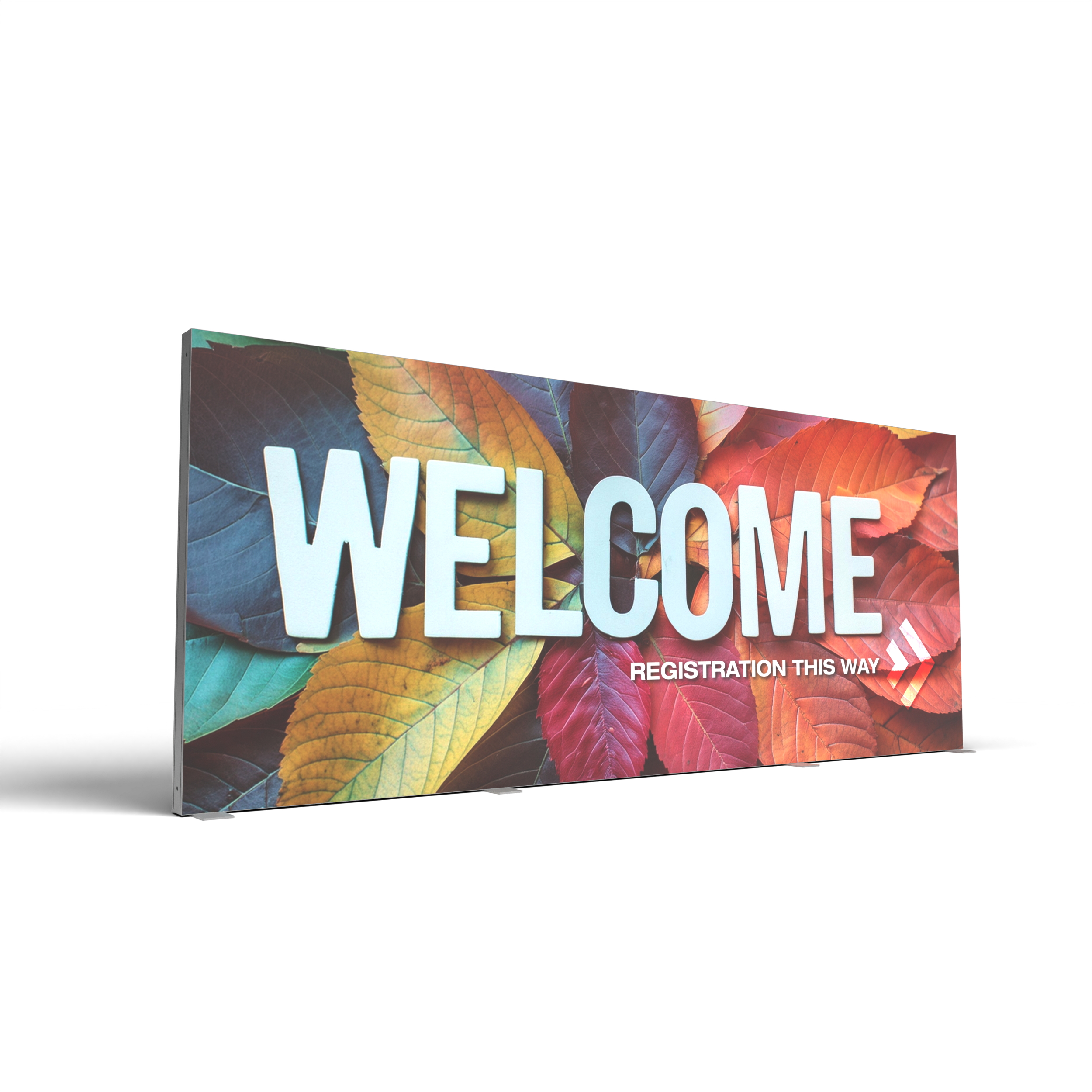 20ft Prism backlit trade show display