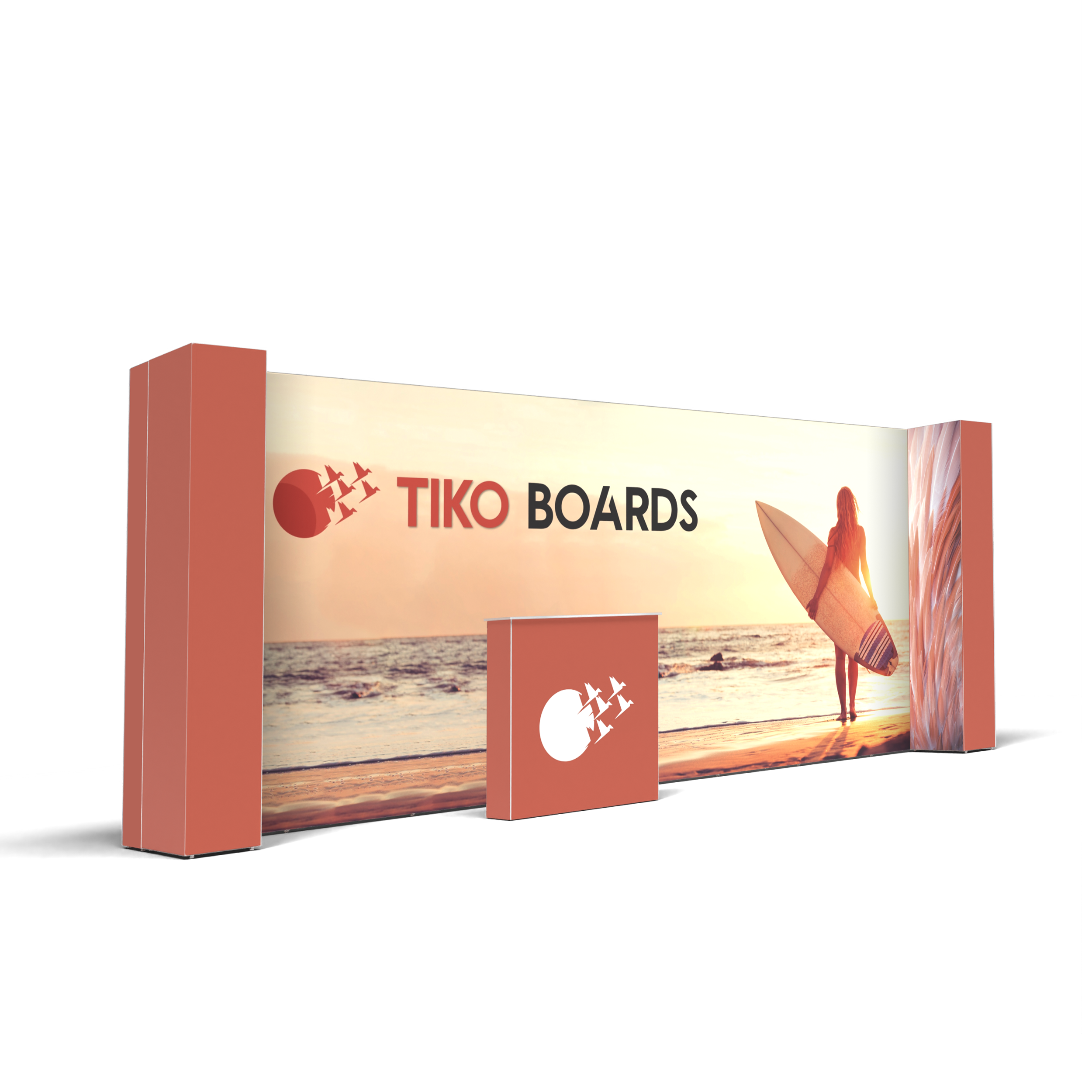 20ft Graffiti backlit pop-up trade show display