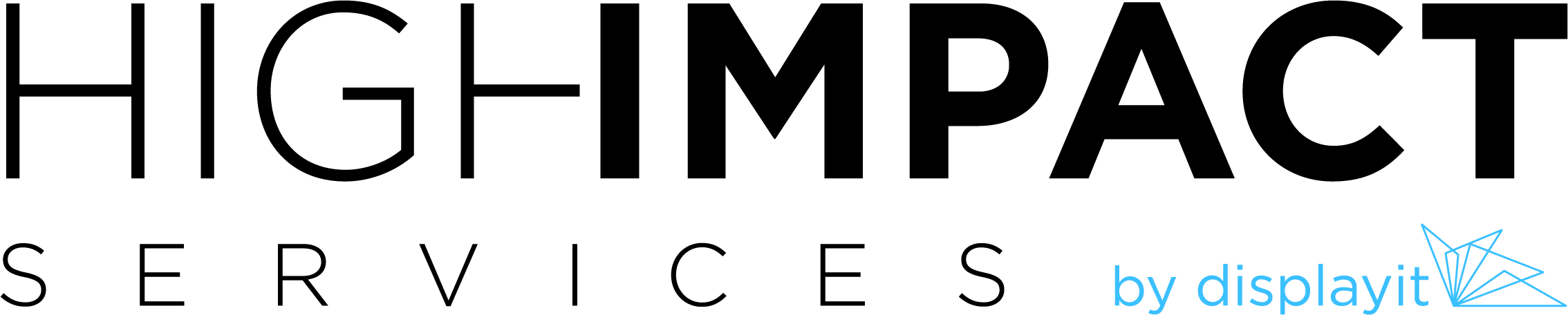 High Impact Services by Displayit logo