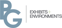 PG Exhibits + Environments logo