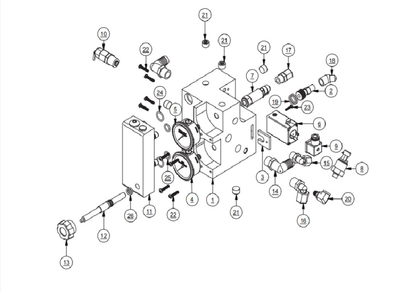 MANIFOLD CONTRL SYS ASSY AWP